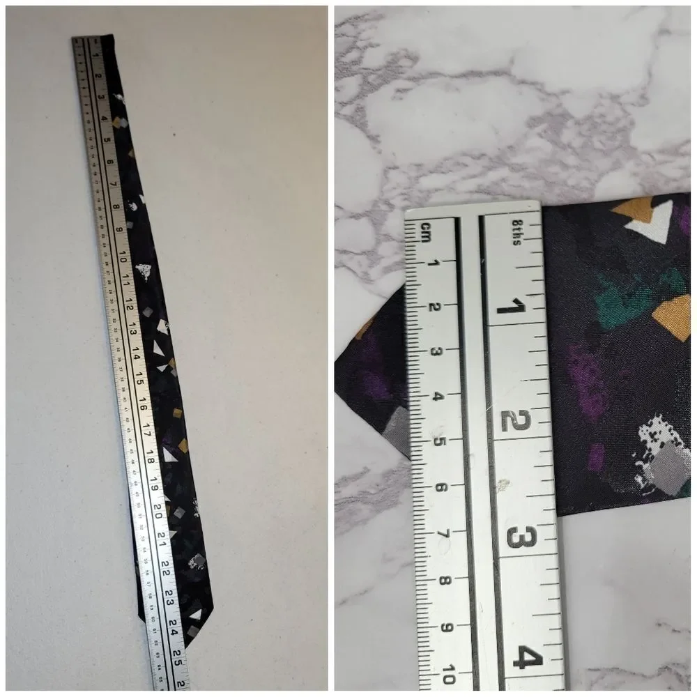 Corner Stone Vintage Geometric Patterned Tie Boys Or Youth